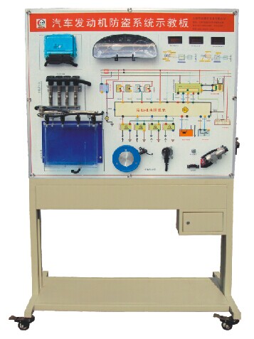 汽車發(fā)動機(jī)防盜系統(tǒng)示教板